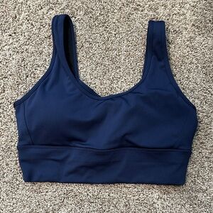 Navy Luxe Tape ZYIA Sports Bra